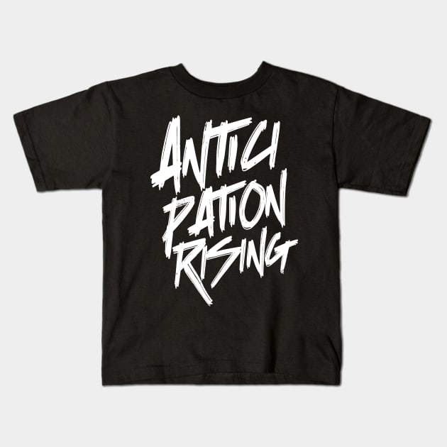 Anticipation Rising Name Band Tee Kids T-Shirt by Author Kat Singleton 